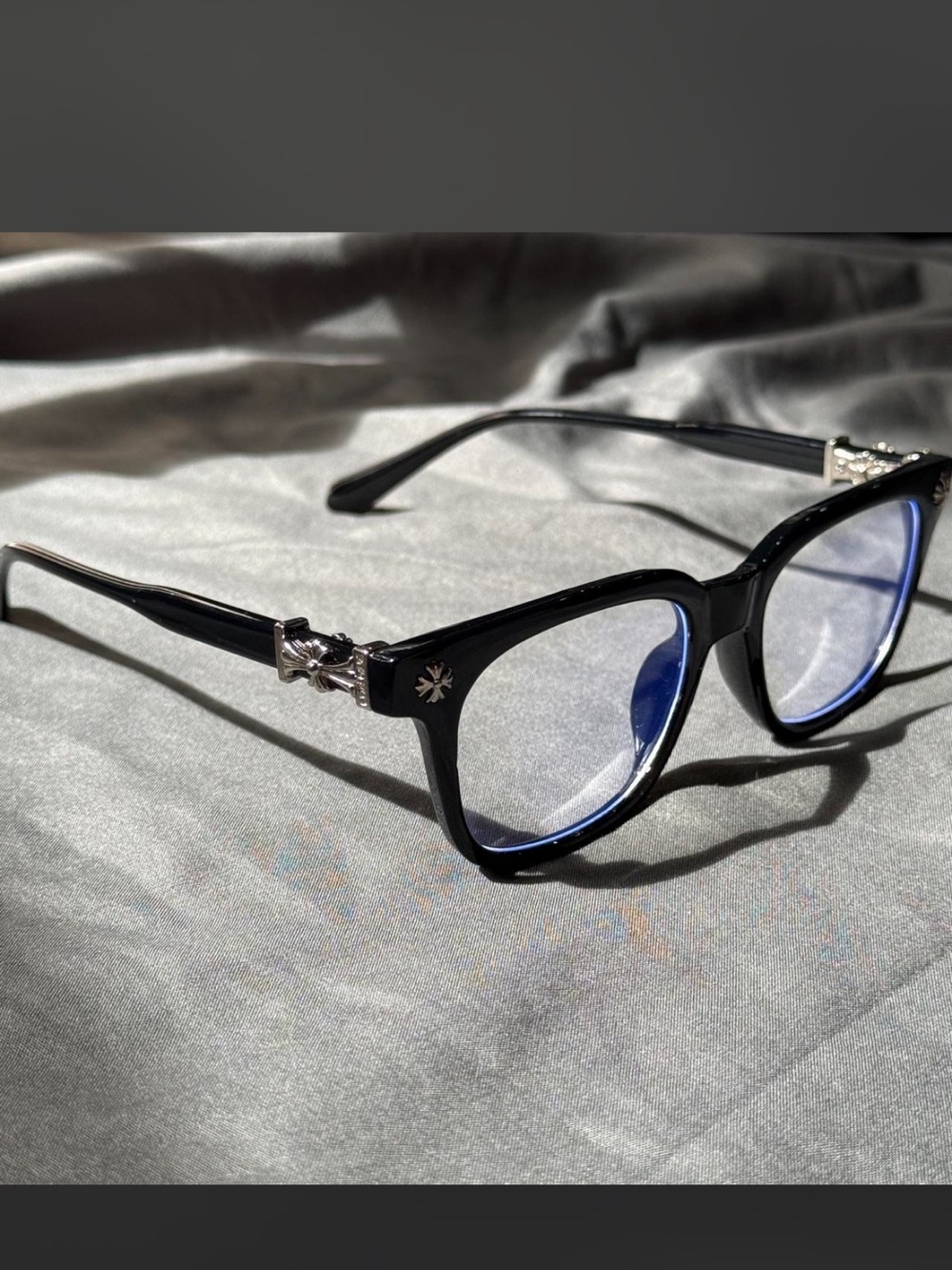 Chrome Hearts Unisex Black Frames